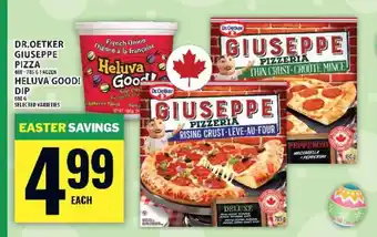 Food Basics Dr. Oetker Giuseppe Pizza / Heluva Good! Dip offer