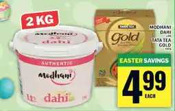 Food Basics Modhani Dahi / Tata Tea Gold offer