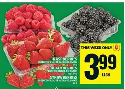 Food Basics Raspberries, Blackberries, Strawberries offer