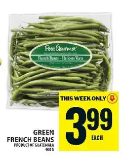 Food Basics GREEN FRENCH BEANS offer