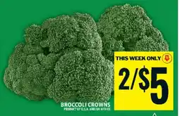 Food Basics BROCCOLI CROWNS offer
