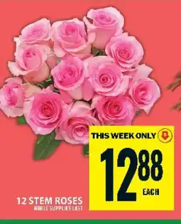 Food Basics 12 Stem Roses offer