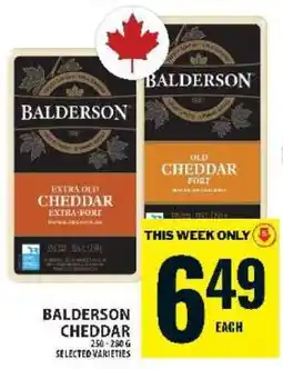 Food Basics BALDERSON CHEDDAR offer
