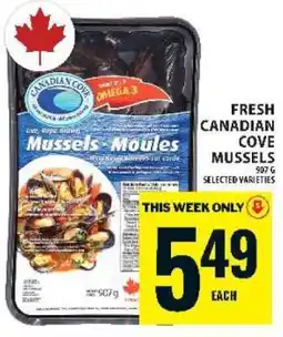 Food Basics FRESH CANADIAN COVE MUSSELS offer