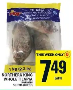 Food Basics NORTHERN KING WHOLE TILAPIA offer
