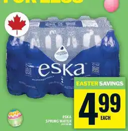Food Basics Eska Spring Water offer