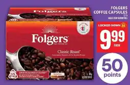 Food Basics FOLGERS COFFEE CAPSULES offer
