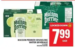 Food Basics MAISON PERRIER Sparkling Water Beverage offer