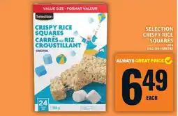 Food Basics Selection Crispy Rice Squares offer
