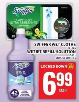 Food Basics Swiffer Wet Cloths / WetJet Refill Solution offer