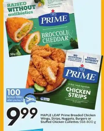 Safeway Maple Leaf Prime Breaded Chicken offer