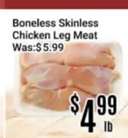 Nations Fresh Foods Boneless Skinless Chicken Leg Meat offer