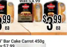 Nations Fresh Foods Bakery Bar Cake Carrot offer