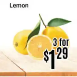 Nations Fresh Foods Lemon offer