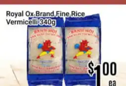 Nations Fresh Foods Royal Ox Brand Fine Rice Vermicelli offer