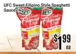 Nations Fresh Foods UFC Sweet Filipino Style Spaghetti Sauce offer