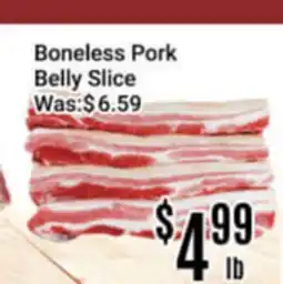 Nations Fresh Foods Boneless Pork Belly Slice offer