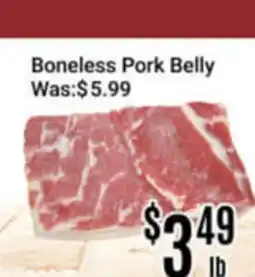 Nations Fresh Foods Boneless Pork Belly offer