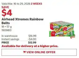 Costco Airhead Xtremes Rainbow Belts offer