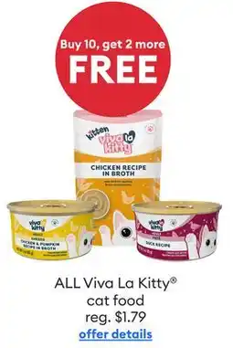 Petsmart ALL Viva La Kitty cat food offer