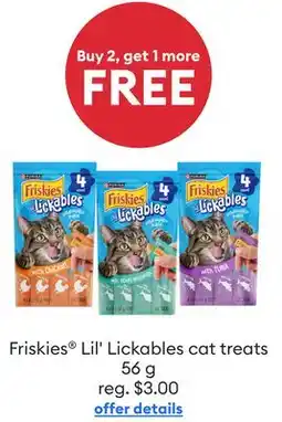 Petsmart Friskies Lil' Lickables cat treats offer