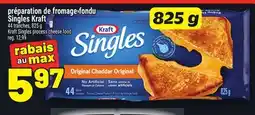 Metro PRÉPARATION DE FROMAGE FONDU SINGLES KRAFT | KRAFT SINGLES PROCESS CHEESE FOOD offer