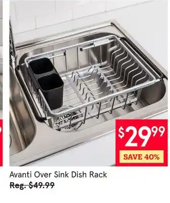 Kitchen Stuff Plus Avanti Over Sink Dish Rack offer