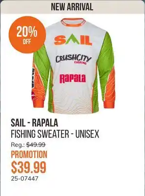 Sail Fishing Sweater - Unisex offer
