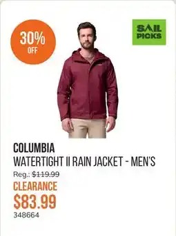 Sail Watertight II Rain Jacket - Men's offer