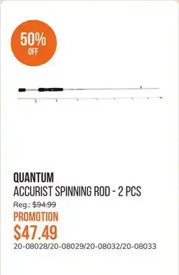 Sail Accurist Spinning Rod - 2 pcs offer