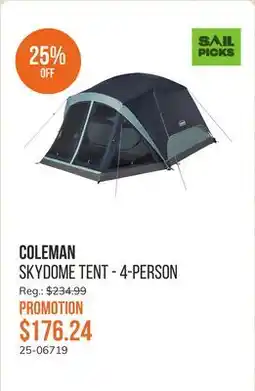 Sail Skydome Tent - 4-Person offer