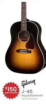 Long & McQuade Gibson J-45 offer