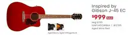 Long & McQuade Epiphone Inspired by Gibson J-45 EC offer