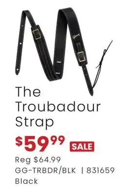Long & McQuade The Troubadour Strap offer