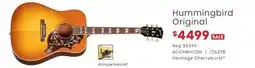 Long & McQuade Gibson Hummingbird Original offer