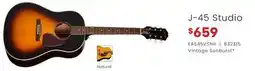 Long & McQuade J-45 Studio Vintage Sunburst offer