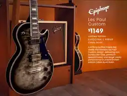 Long & McQuade Epiphone Les Paul Custom offer