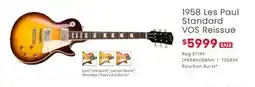 Long & McQuade 1958 Les Paul Standard VOS Reissue offer