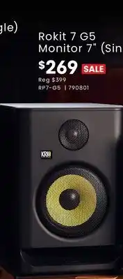 Long & McQuade Rokit 7 G5 Monitor 7 (Single) offer