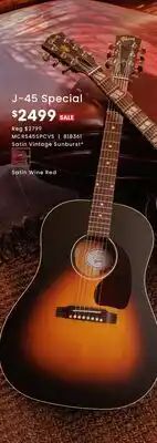 Long & McQuade J-45 Special offer