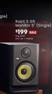 Long & McQuade Rokit 5 G5 Monitor 5 (Single) offer