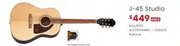 Long & McQuade Epiphone J-45 Studio offer