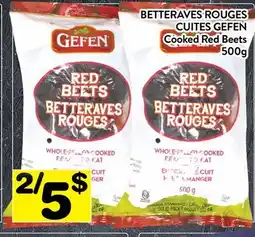 Supermarché PA BETTERAVES ROUGES CUITES GEFEN | Cooked Red Beets offer