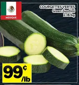 Supermarché PA COURGETTES VERTES | Green Zucchini offer