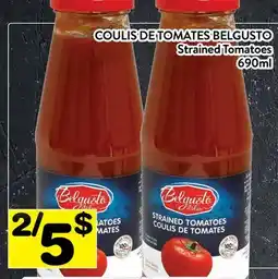 Supermarché PA COULIS DE TOMATES BELGUSTO | Strained Tomatoes offer