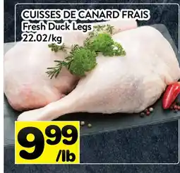 Supermarché PA CUISSES DE CANARD FRAIS | Fresh Duck Legs offer