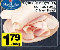 Supermarché PA POITRINE DE POULET CUIT OU FUMÉ | Chicken Breast offer