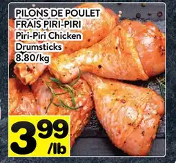 Supermarché PA PILONS DE POULET FRAIS PIRI-PIRI | Piri-Piri Chicken Drumsticks offer