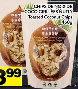 Supermarché PA CHIPS DE NOIX DE COCO GRILLÉES NUTLY | Toasted Coconut Chips offer