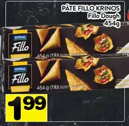 Supermarché PA PÂTE FILLO KRINOS | Fillo Dough offer